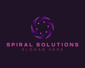 Spiral Motion Tech logo design