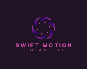 Spiral Motion Tech logo design