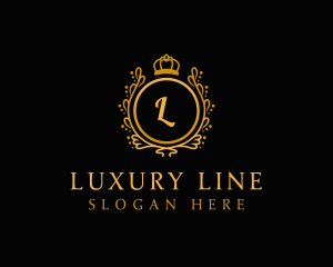 Crown Luxury Ornament Boutique logo design