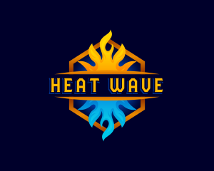 Heat Cool Flame logo