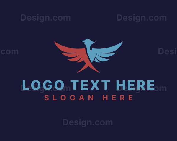 Mythical Flying Bird Logo