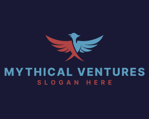 Mythical Flying Bird logo design