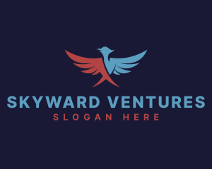 Mythical Flying Bird logo design