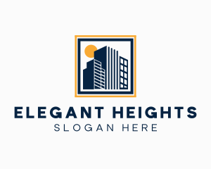 City Tower Heights Building logo design