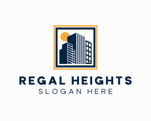 City Tower Heights Building logo design