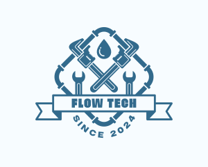 Pipe Plumbing Fix logo design