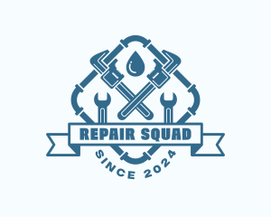 Pipe Plumbing Fix logo design