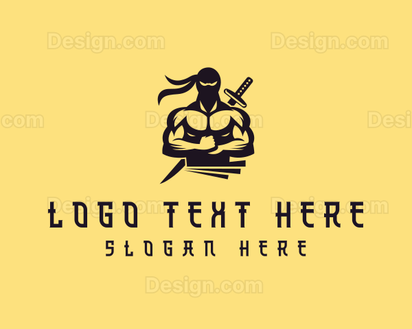 Ninja Sword Warrior Logo