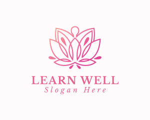 Yoga Lotus Wellness logo design