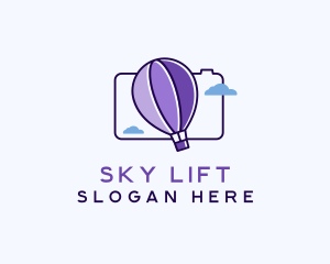 Hot Air Balloon Camera logo design