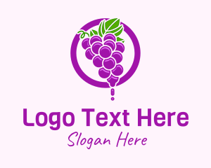 Grape Flavored Juice Logo