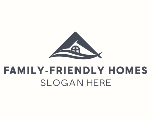 Residence Roofing Property logo design