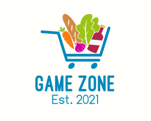 Grocery Food Cart logo