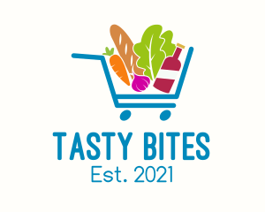 Grocery Food Cart logo