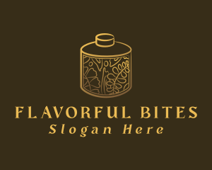 Elegant Luxury Spice Jar logo design