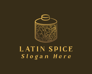 Elegant Luxury Spice Jar logo design