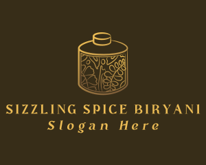 Elegant Luxury Spice Jar logo design