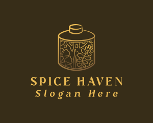 Elegant Luxury Spice Jar logo