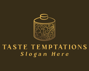 Elegant Luxury Spice Jar logo design