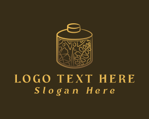 Grains - Elegant Luxury Spice Jar logo design