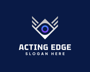 Diamond Eye Wing logo design