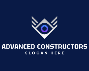 Diamond Eye Wing logo design