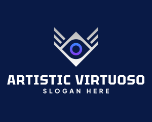 Diamond Eye Wing logo design