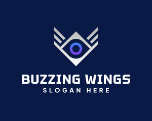 Diamond Eye Wing logo design