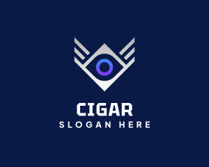 Diamond Eye Wing logo design