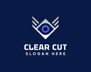 Diamond Eye Wing logo design