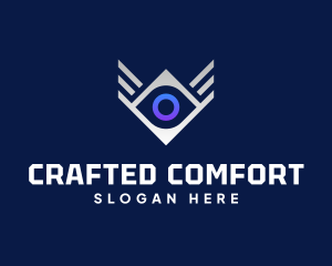 Diamond Eye Wing logo design