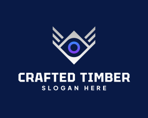 Diamond Eye Wing logo design