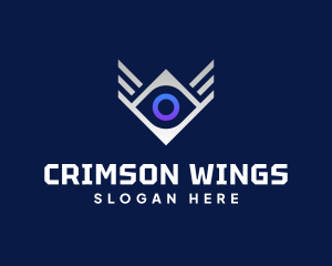 Diamond Eye Wing logo design