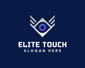 Diamond Eye Wing logo design