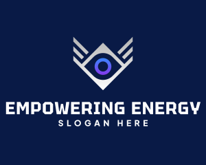 Diamond Eye Wing logo design