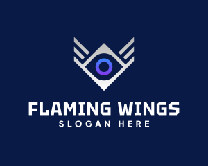 Diamond Eye Wing logo design