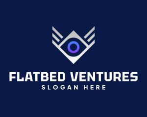 Diamond Eye Wing logo design