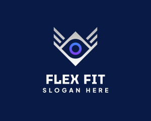 Diamond Eye Wing logo design