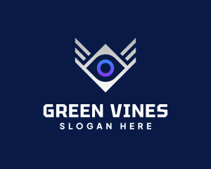 Diamond Eye Wing logo design