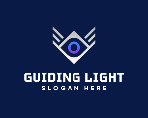 Diamond Eye Wing logo design