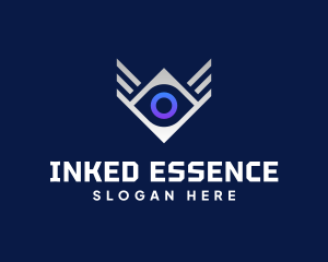 Diamond Eye Wing logo design