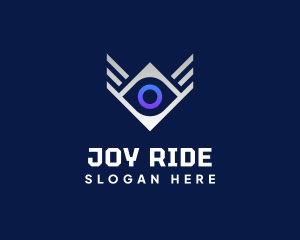 Diamond Eye Wing logo design