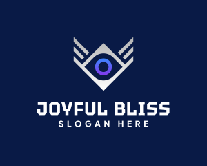 Diamond Eye Wing logo design