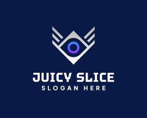 Diamond Eye Wing logo design