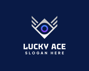 Diamond Eye Wing logo design