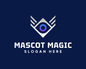 Diamond Eye Wing logo design