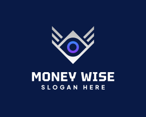 Diamond Eye Wing logo design