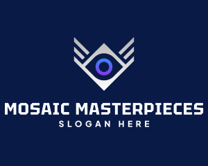 Diamond Eye Wing logo design