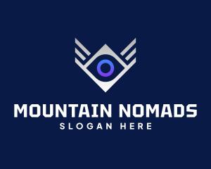 Diamond Eye Wing logo design