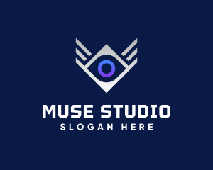 Diamond Eye Wing logo design